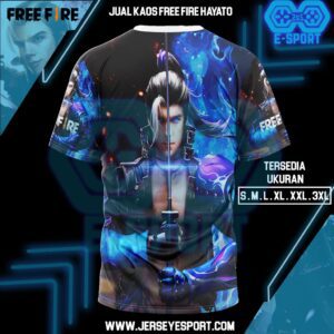 Kaos Free Fire Hayato Belakang