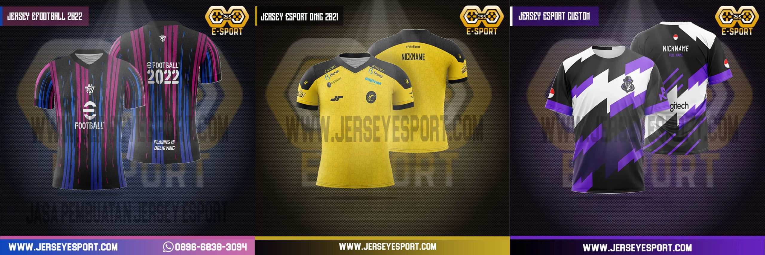 Bikin Jersey eSport di JerseyEsport